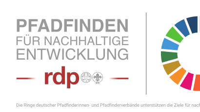 Logo der rdp-Steuerungsgruppe "Pfadfinden für nachhaltige Entwicklung"