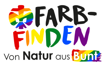 Logo der Jahresaktion 2022 "Farbfinden - Von Natur aus Bunt"